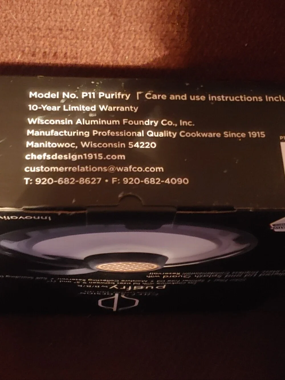 Chef's Design Purify Filtered Lid